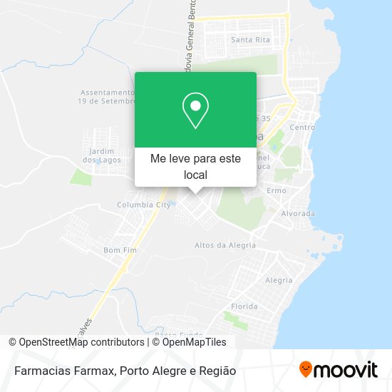 Farmacias Farmax mapa