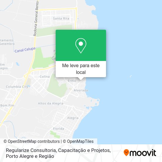 Regularize Consultoria, Capacitação e Projetos mapa