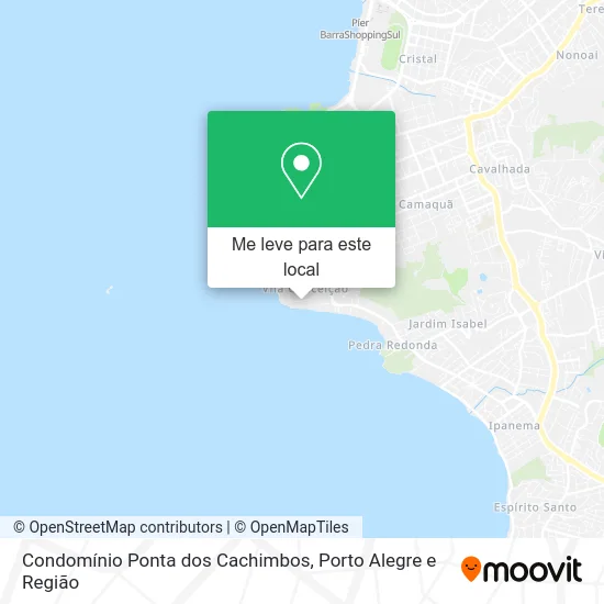 Condomínio Ponta dos Cachimbos mapa