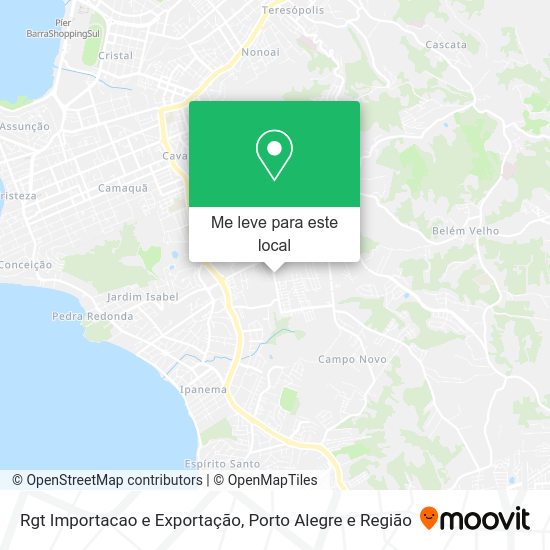 Rgt Importacao e Exportação mapa