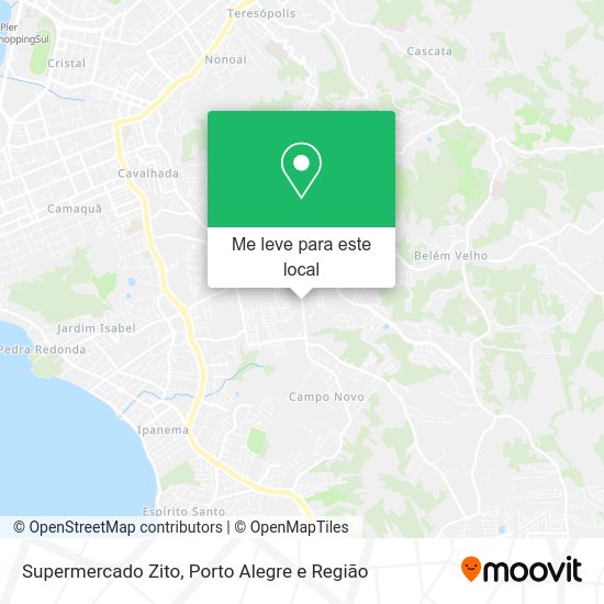 Supermercado Zito mapa