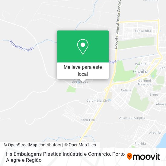 Hs Embalagens Plastica Indústria e Comercio mapa