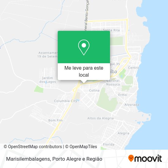 Marisilembalagens mapa