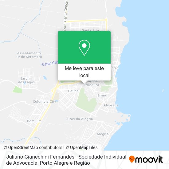 Juliano Gianechini Fernandes - Sociedade Individual de Advocacia mapa