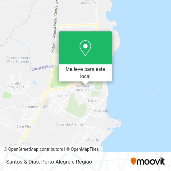 Santos & Dias mapa