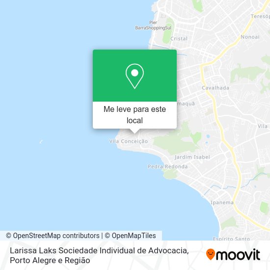 Larissa Laks Sociedade Individual de Advocacia mapa
