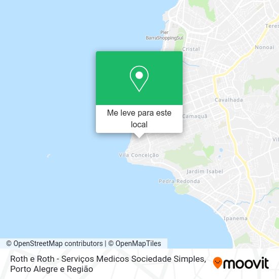 Roth e Roth - Serviços Medicos Sociedade Simples mapa