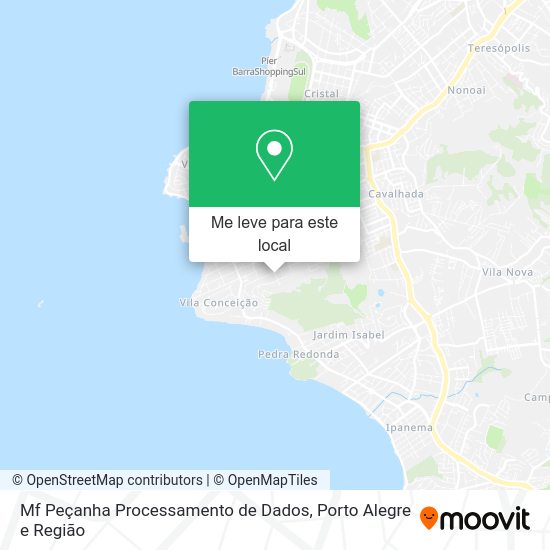 Mf Peçanha Processamento de Dados mapa