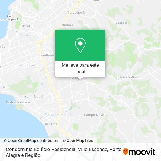 Condomínio Edificio Residencial Ville Essence mapa