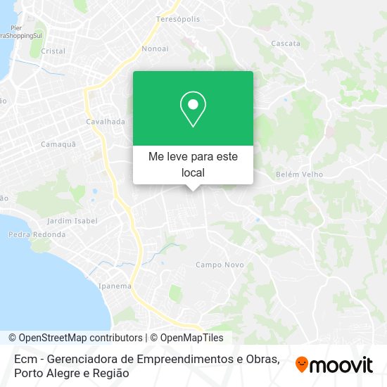 Ecm - Gerenciadora de Empreendimentos e Obras mapa