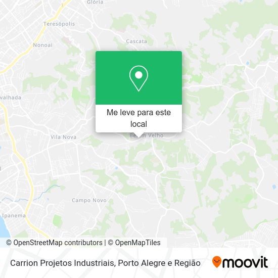 Carrion Projetos Industriais mapa