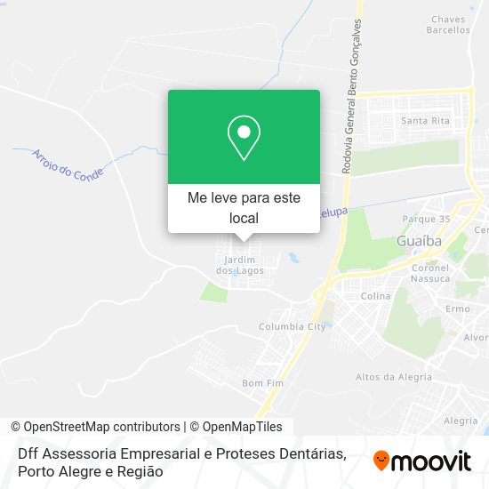 Dff Assessoria Empresarial e Proteses Dentárias mapa