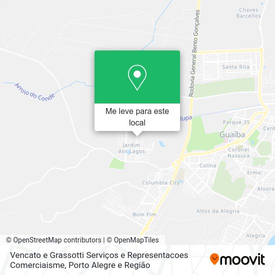 Vencato e Grassotti Serviços e Representacoes Comerciaisme mapa