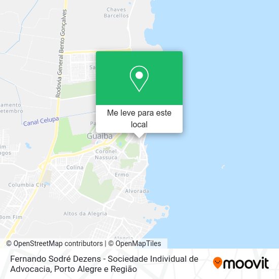 Fernando Sodré Dezens - Sociedade Individual de Advocacia mapa