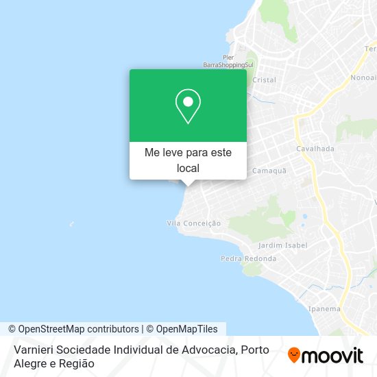 Varnieri Sociedade Individual de Advocacia mapa