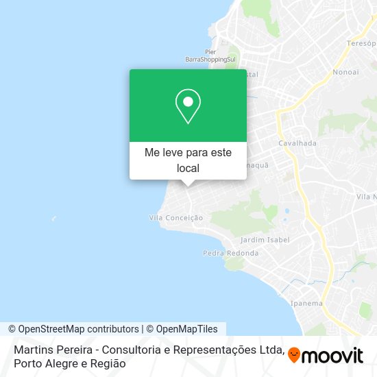 Martins Pereira - Consultoria e Representações Ltda mapa