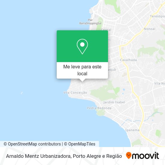 Arnaldo Mentz Urbanizadora mapa