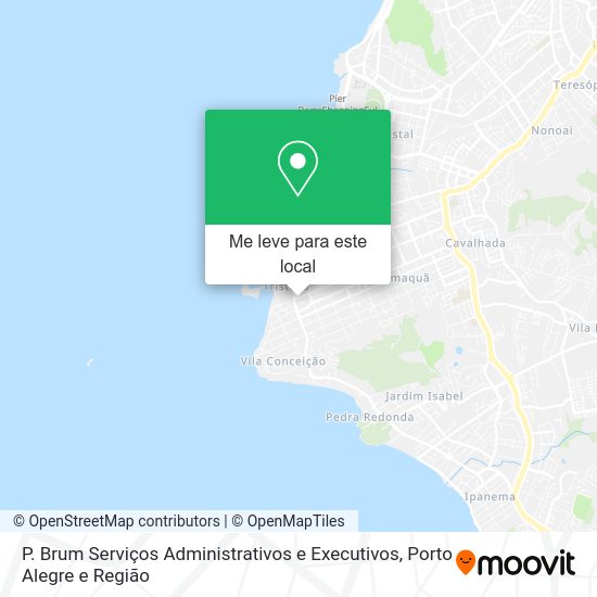 P. Brum Serviços Administrativos e Executivos mapa