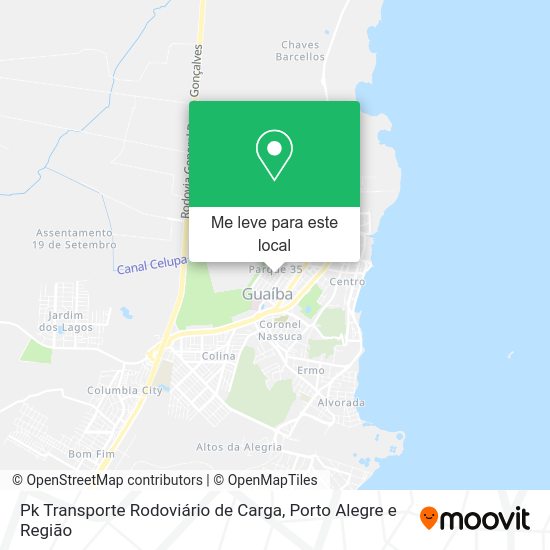 Pk Transporte Rodoviário de Carga mapa
