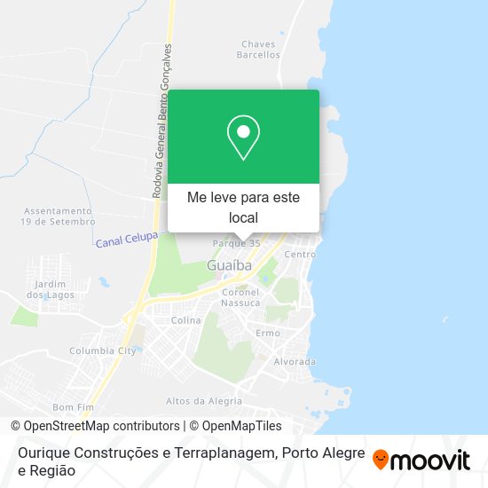 Ourique Construções e Terraplanagem mapa