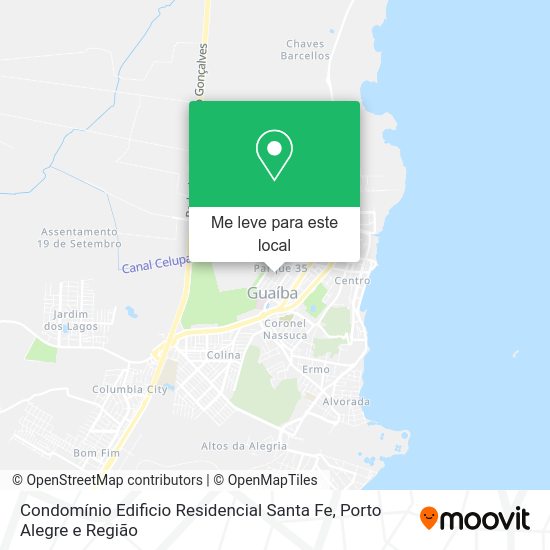 Condomínio Edificio Residencial Santa Fe mapa