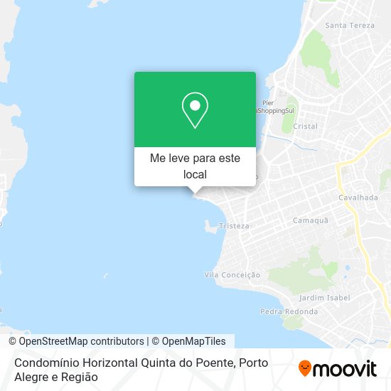 Condomínio Horizontal Quinta do Poente mapa