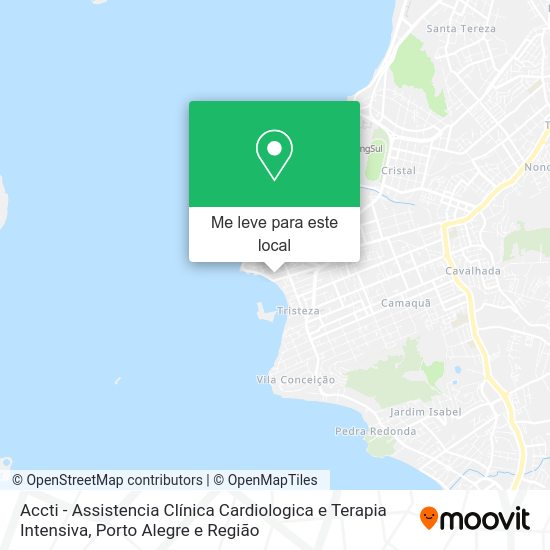Accti - Assistencia Clínica Cardiologica e Terapia Intensiva mapa