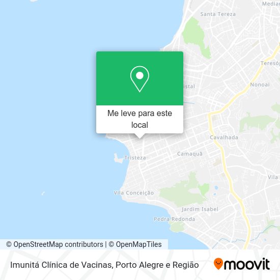 Imunitá Clínica de Vacinas mapa