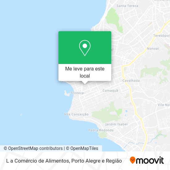 L a Comércio de Alimentos mapa