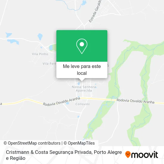 Cristmann & Costa Segurança Privada mapa