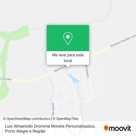 Luis Almerindo Dromme Móveis Personalizados mapa