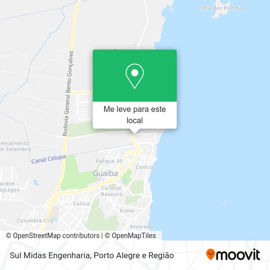 Sul Midas Engenharia mapa