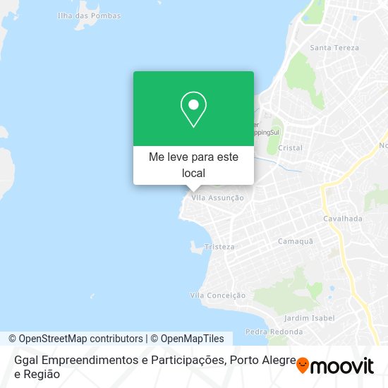 Ggal Empreendimentos e Participações mapa