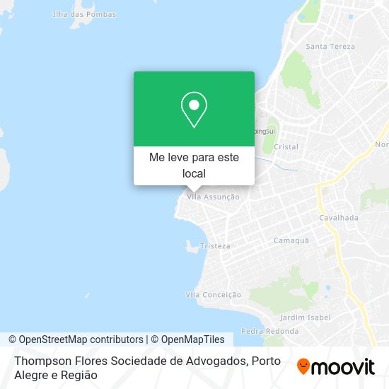 Thompson Flores Sociedade de Advogados mapa