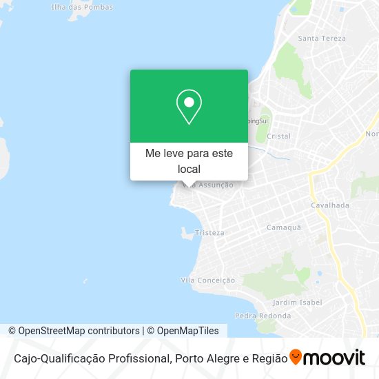 Cajo-Qualificação Profissional mapa