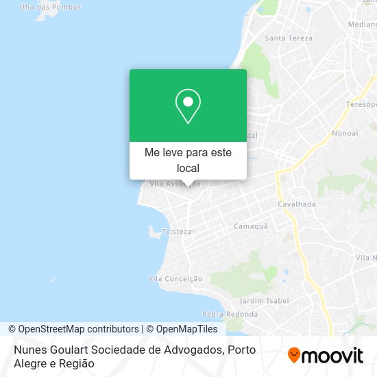 Nunes Goulart Sociedade de Advogados mapa