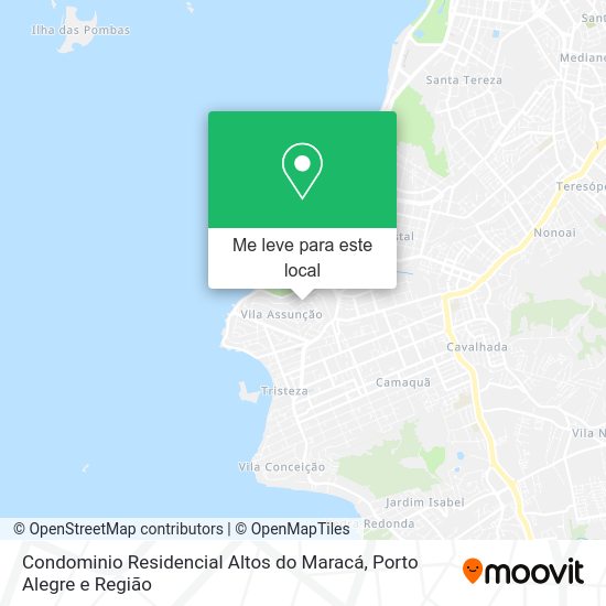 Condominio Residencial Altos do Maracá mapa