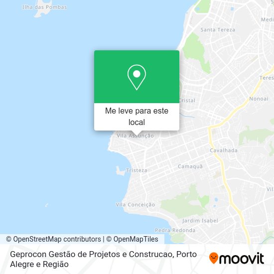Geprocon Gestão de Projetos e Construcao mapa