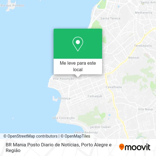 BR Mania Posto Diario de Notícias mapa