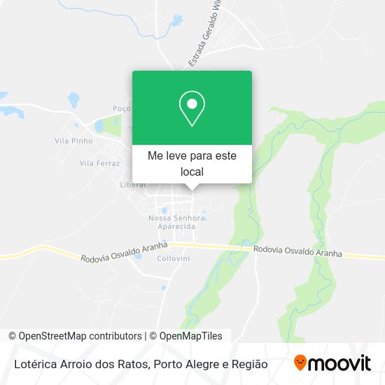 Lotérica Arroio dos Ratos mapa