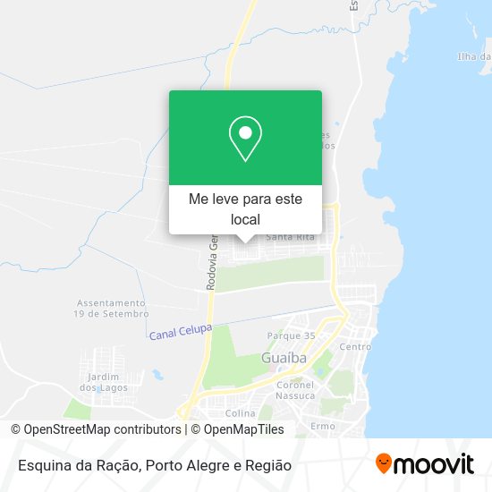 Esquina da Ração mapa