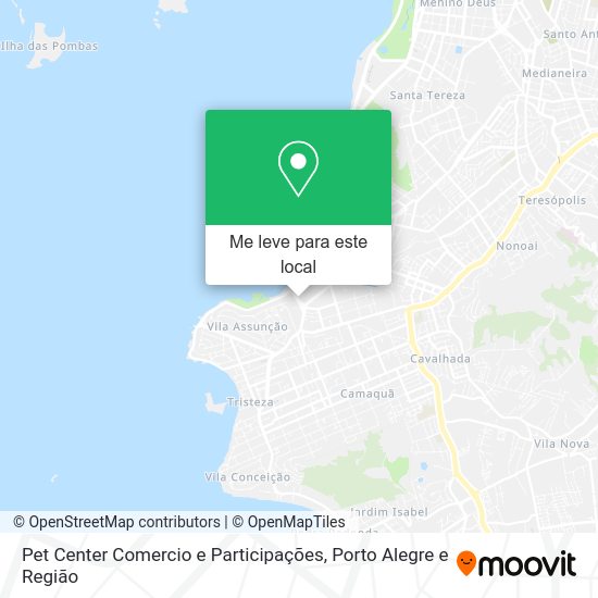 Pet Center Comercio e Participações mapa