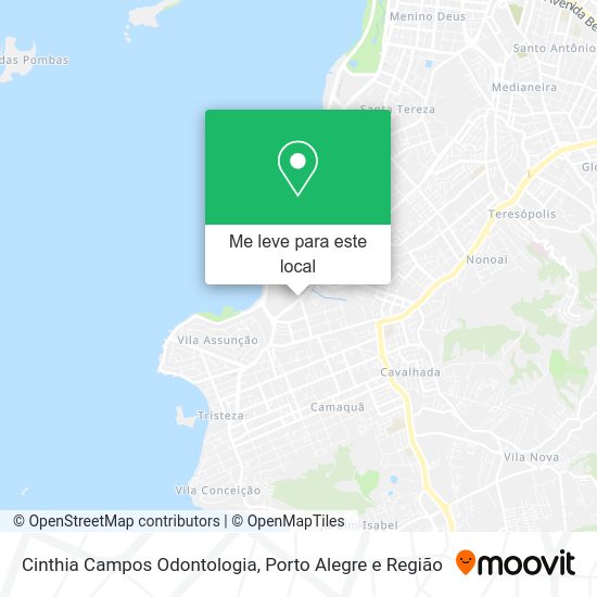 Cinthia Campos Odontologia mapa
