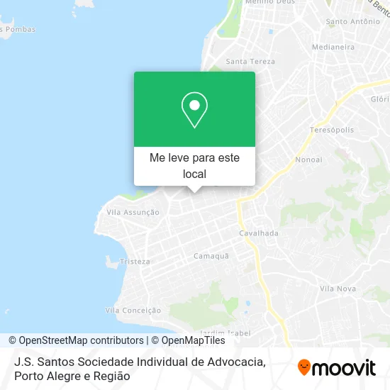 J.S. Santos Sociedade Individual de Advocacia mapa