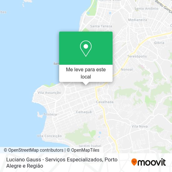Luciano Gauss - Serviços Especializados mapa