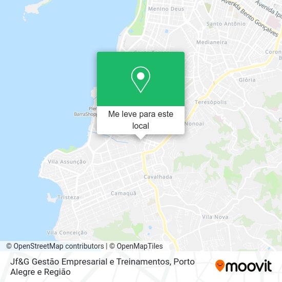Jf&G Gestão Empresarial e Treinamentos mapa