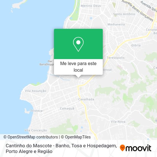 Cantinho do Mascote - Banho, Tosa e Hospedagem mapa