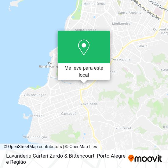 Lavanderia Carteri Zardo & Bittencourt mapa