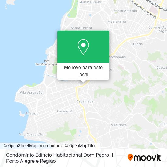 Condomínio Edificio Habitacional Dom Pedro II mapa