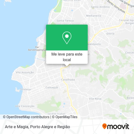 Arte e Magia mapa